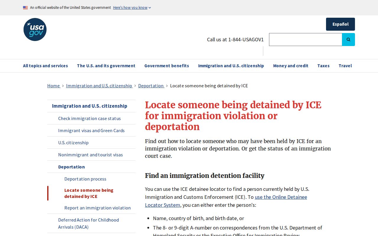 ICE custody guidance separate from Habersham County VINELink releases